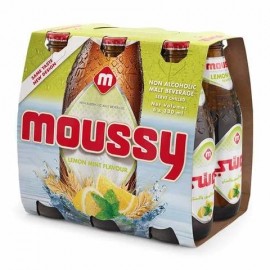 Moussy Lemon Mint Flavour Malt Beverage 330ml x 6