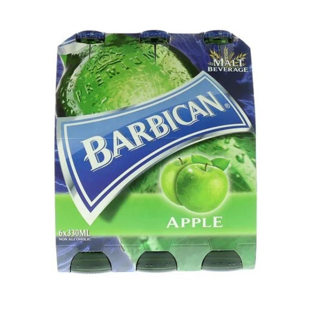 شراب الشعير بنكهة التفاح بربيكان 330 مل × 6