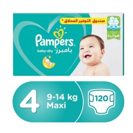 Pampers Size (4) Mega Box 120 Diapers