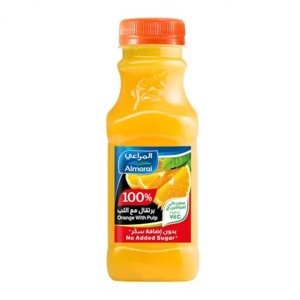 عصير -برتقال مع الب - المراعي 300 مل